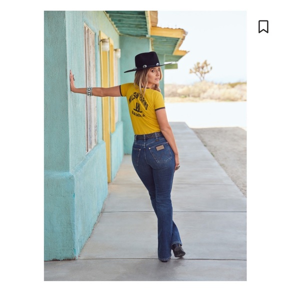 Wrangler Denim - Wrangler Women's Dark Blue Flare Jeans